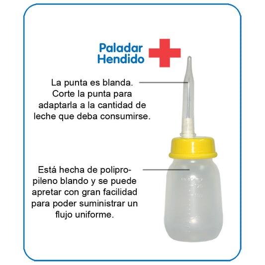 Mamadera Especial PIGEON para Paladar Hendido 120ml