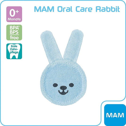 Conejo Cuidado Bucal MAM Oral Care Rabbit Azul