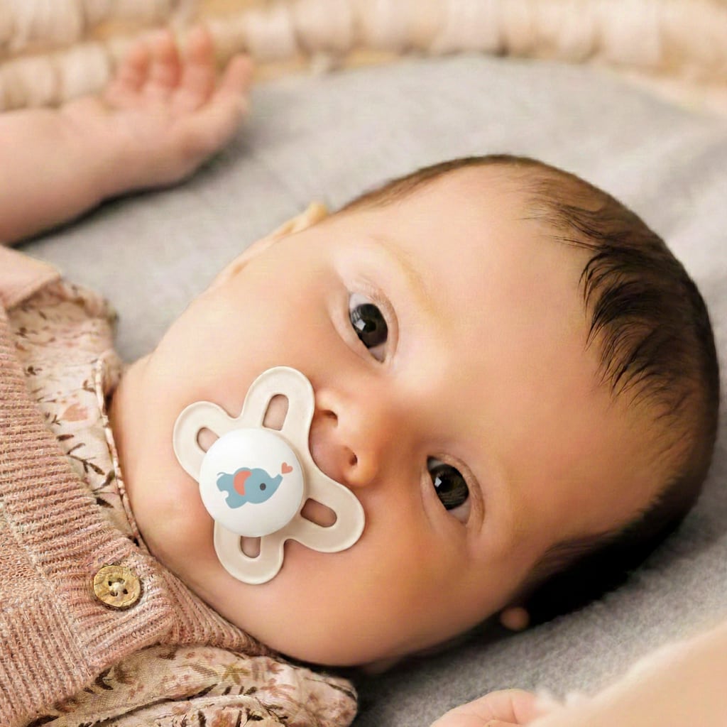 2 Chupetes de Látex de Caucho Natural MAM Start 0-2m+