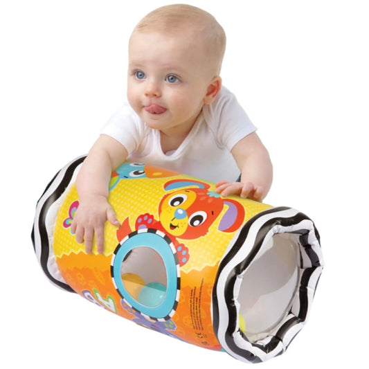 Inflable para Gatear con Música PLAYGRO Peek and Roller