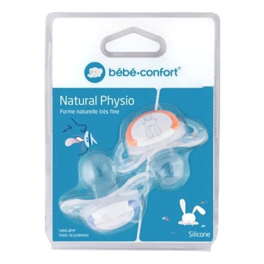 Chupetes Bébé Confort 18-36m+ Color Azul/Naranja