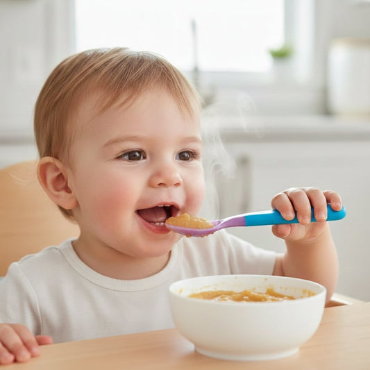 Set de Tenedor y Cucharas que Cambian de Color MUNCHKIN 6 Piezas