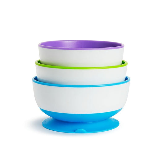 Set de 3 Bowls con Antideslizante MUNCHKIN Stay Put