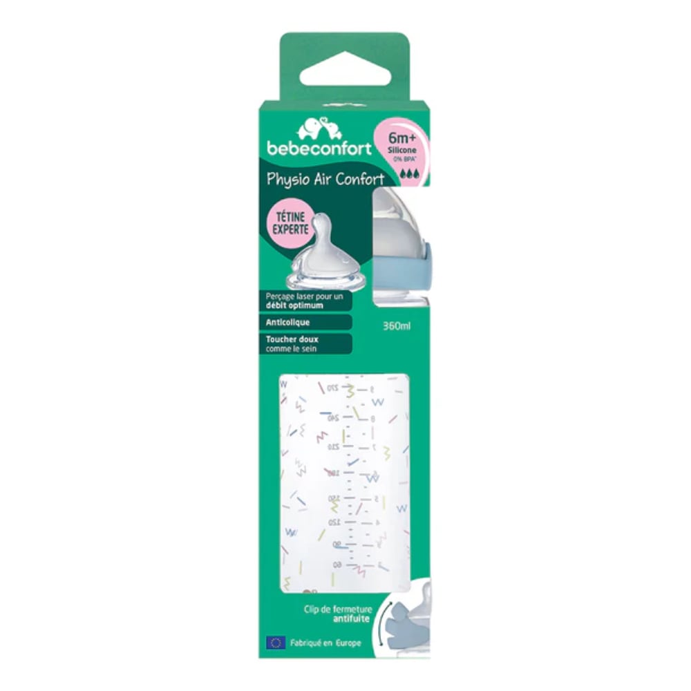 Mamadera Physio Air Confort 360ml 3m+ BEBE CONFORT