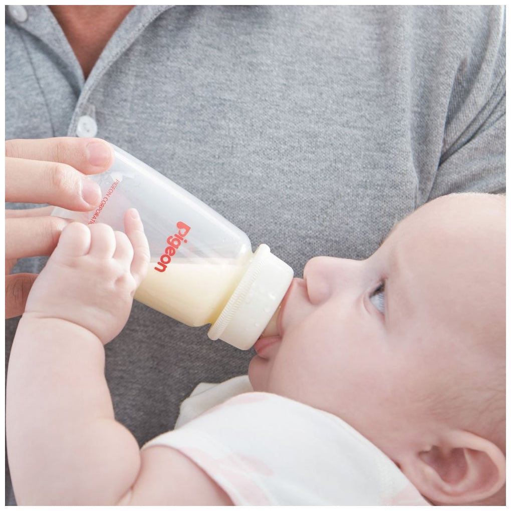 2 Tetinas de Silicona PIGEON Flexible -M Boca Standard 4m+