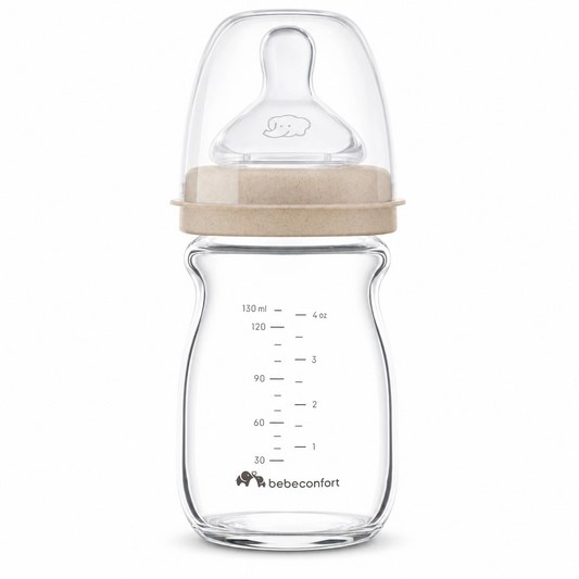 Mamadera Physio Aircare Vidrio 130ml 0m+ BEBE CONFORT
