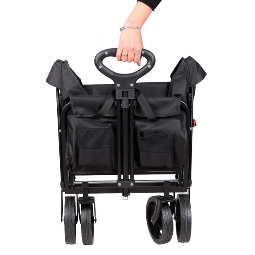 Carrito Plegable Organizador Negro INFANTI