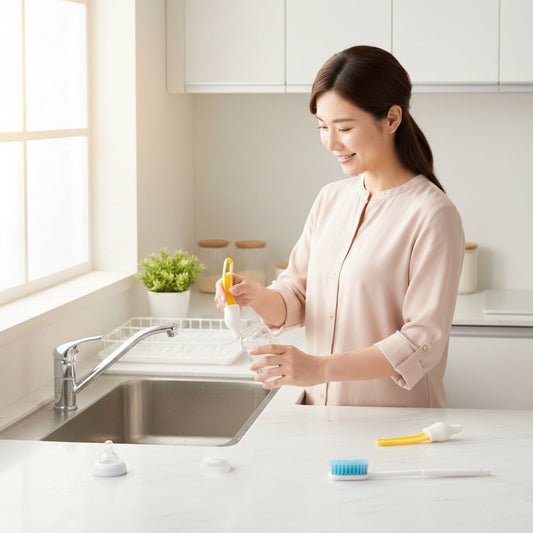 Cepillo de Limpieza Especial PIGEON para Tetina Softouch Boca Ancha