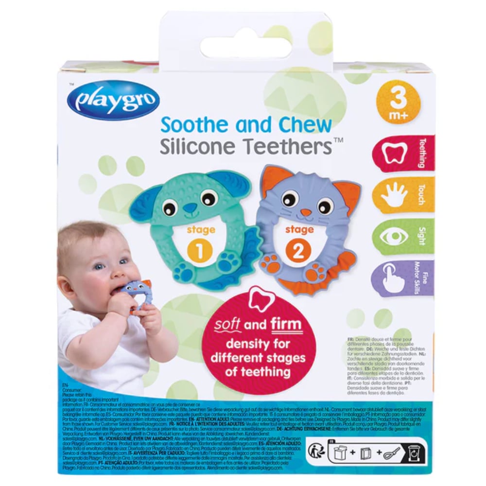 Pack Mordedores de Silicona PLAYGRO