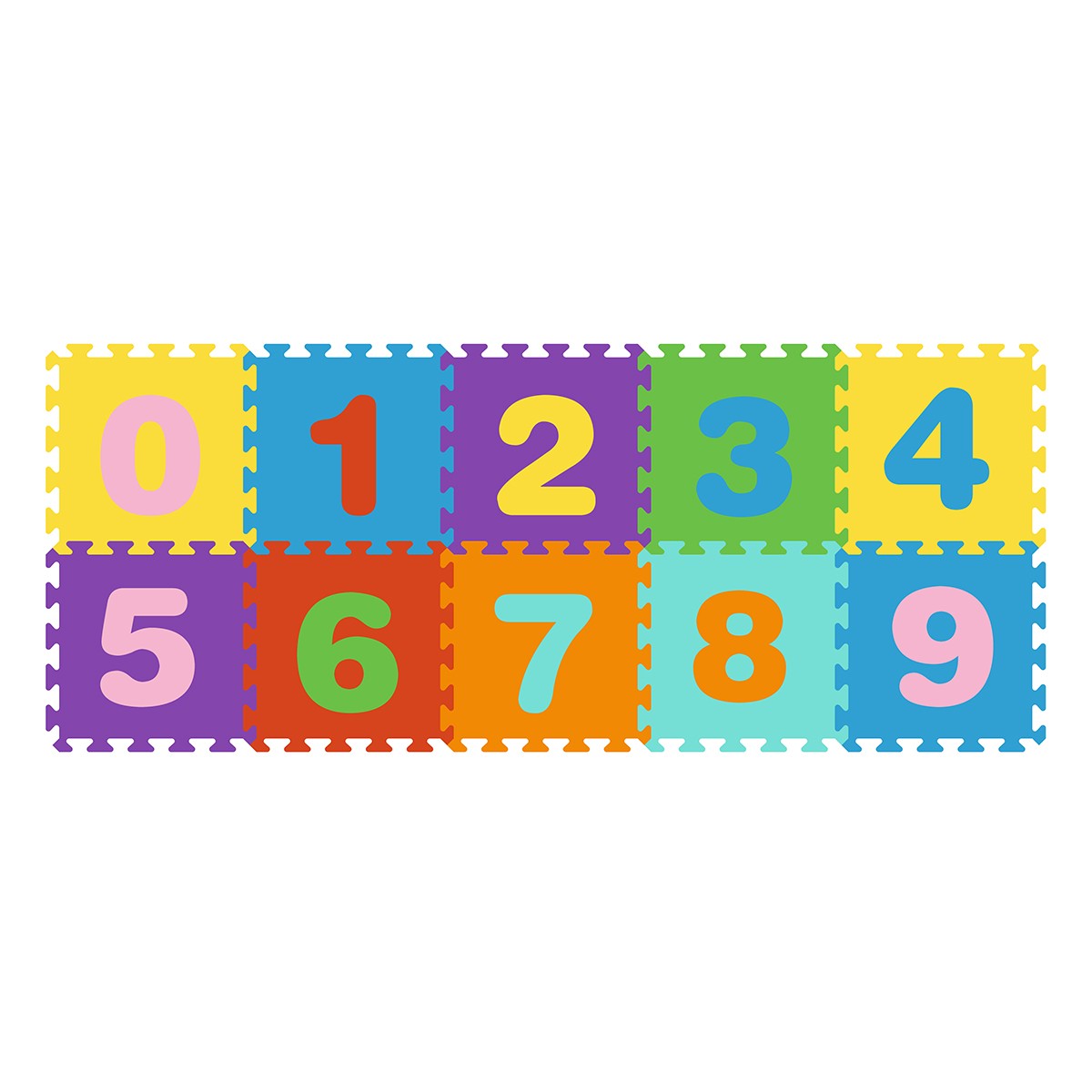 Puzzle de Goma Eva Números 10 Piezas INFANTI