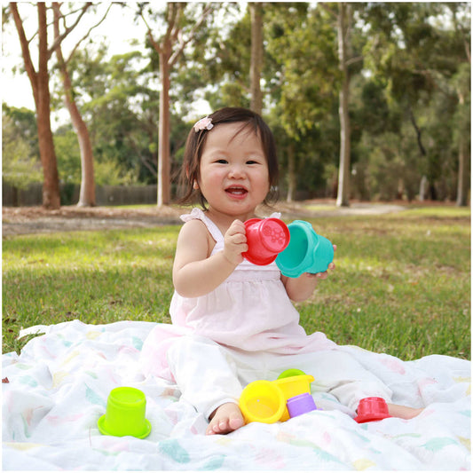 Juguete Vasitos Apilables PLAYGRO Stacking Fun Cups