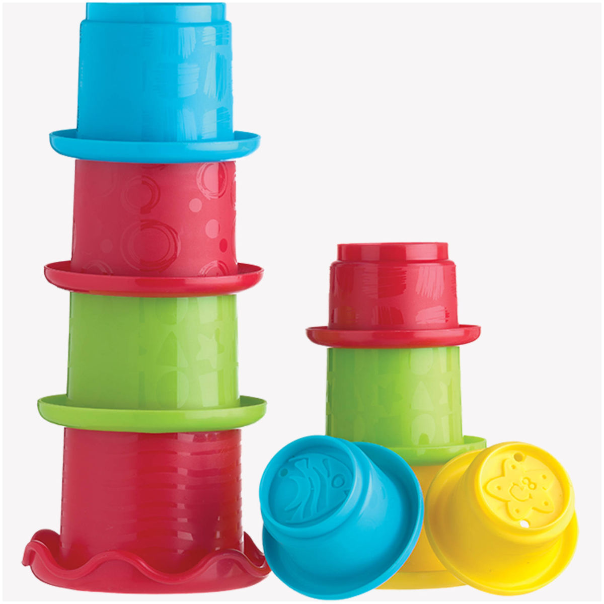 Juguete Vasitos Apilables PLAYGRO Stacking Fun Cups