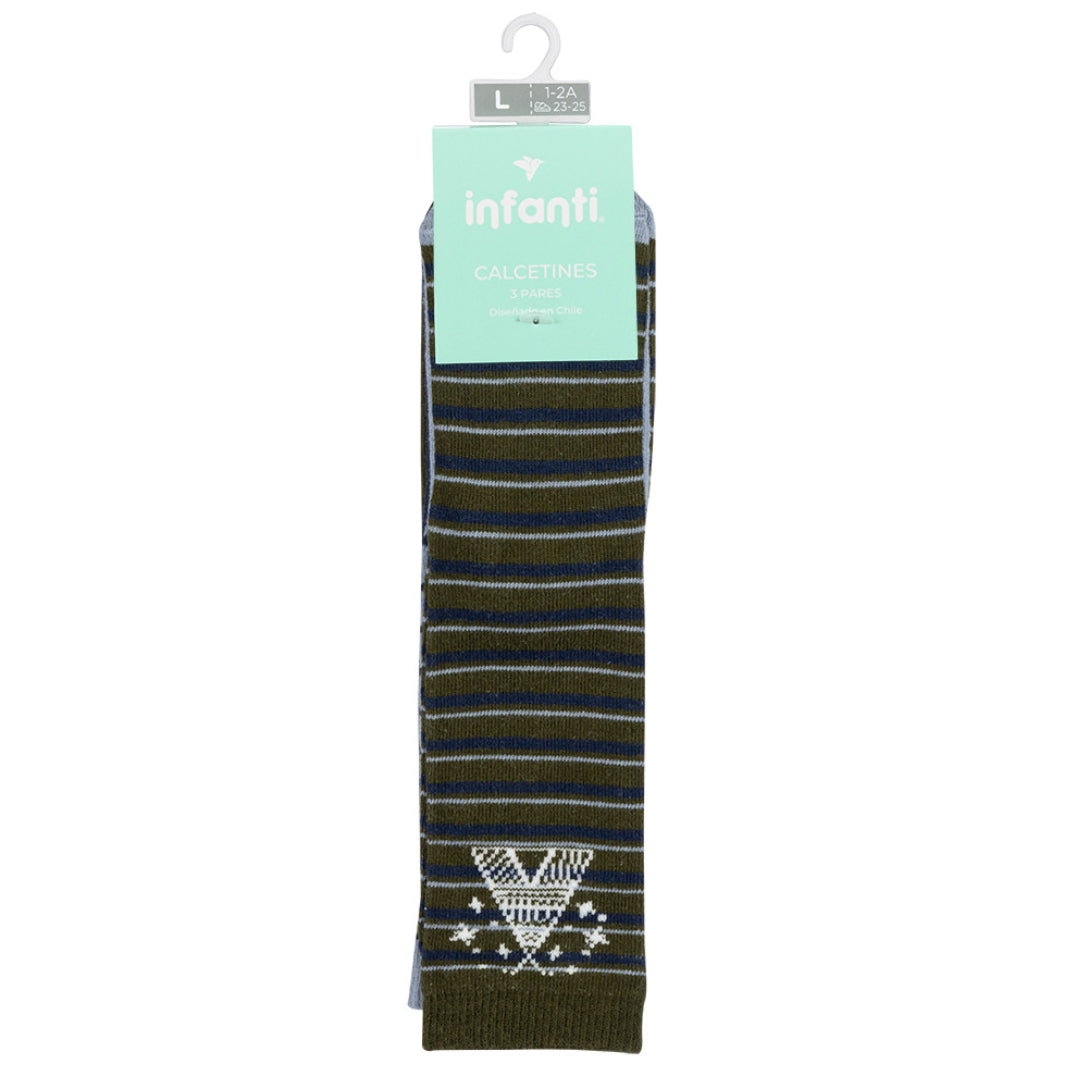 Tripack Calcetines INFANTI Forest