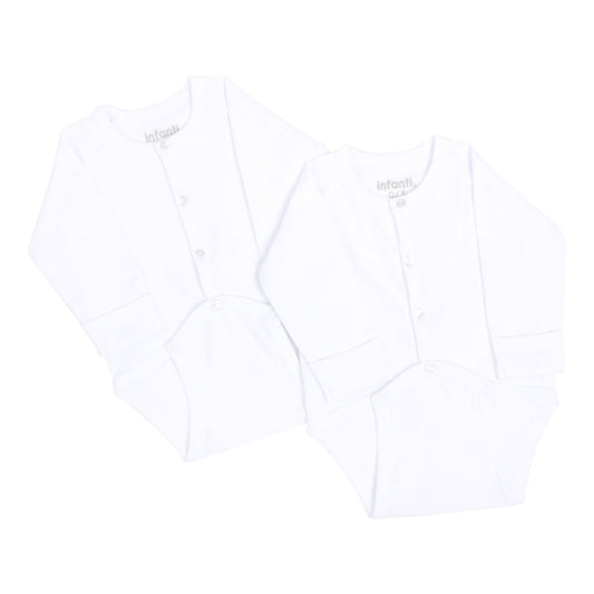 Bipack Pilucho Blanco Unisex INFANTI Talla 3-6 Meses