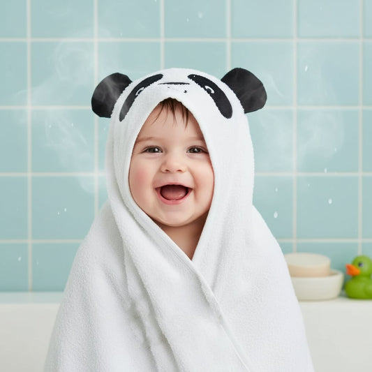 Toalla con Capucha para Bebé INFANTI Panda