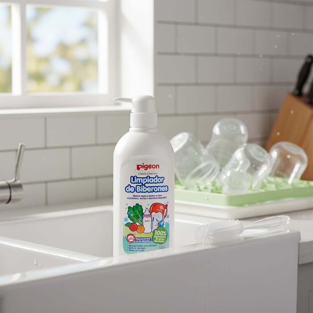 Limpiador de Mamaderas con Dosificador PIGEON 700ml