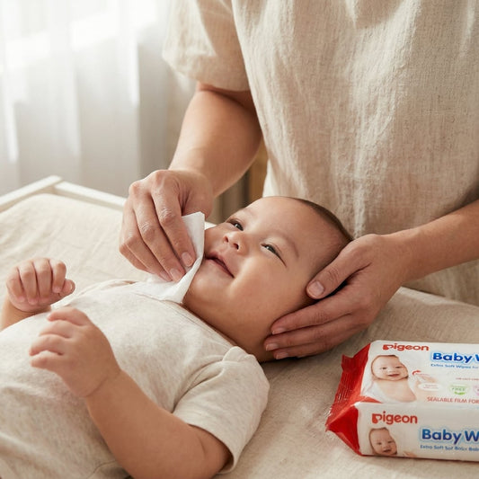 Toallitas Húmedas PIGEON Baby Wipes 99% Pure Water, 82 Un.