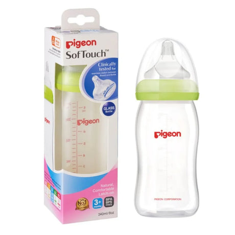 Mamadera Anticólicos Softouch Vidrio 240ml 3m+