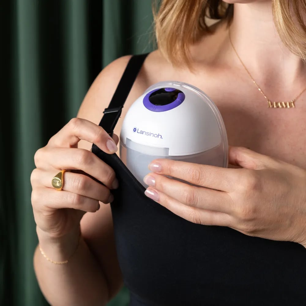 Extractor Eléctrico Portátil Lansinoh Discreet Duo