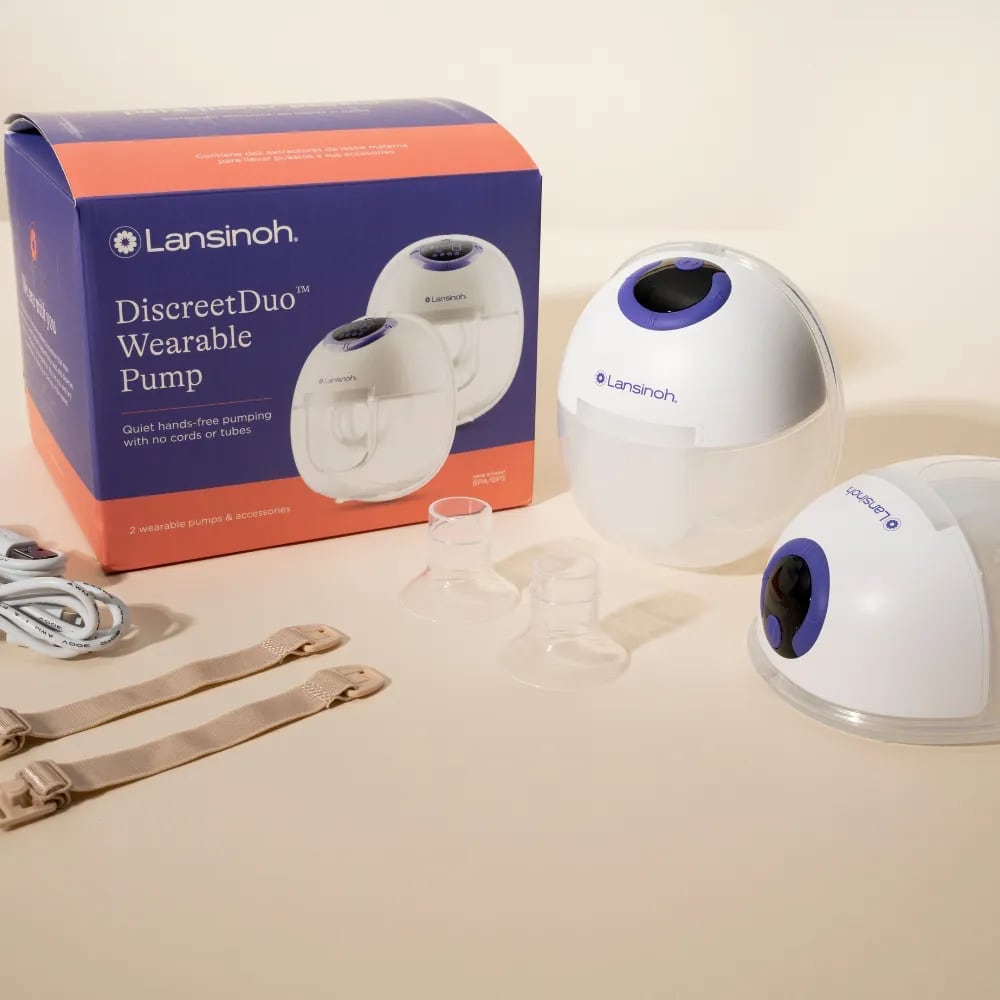 Extractor Eléctrico Portátil Lansinoh Discreet Duo