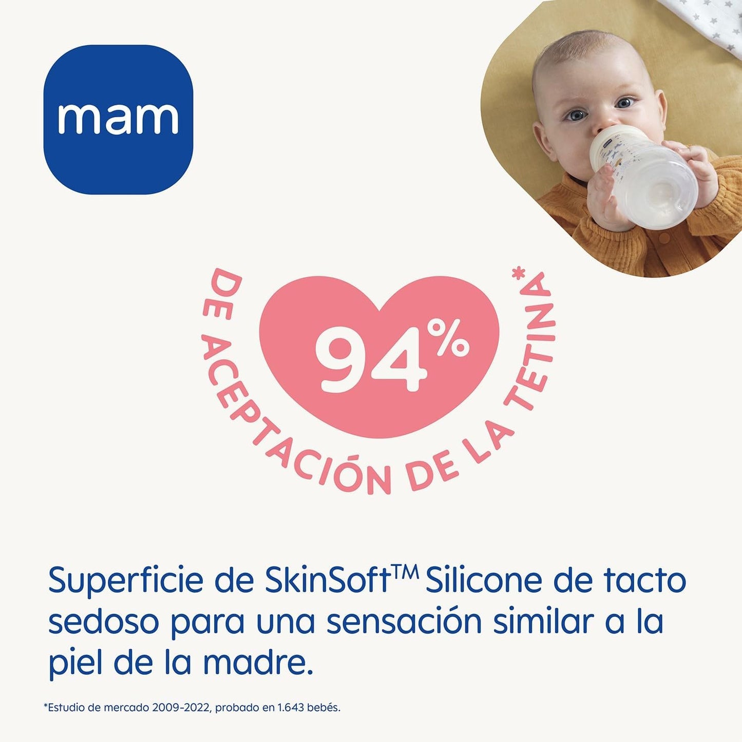 Mamadera MAM Easy Active Baby 4 meses+, 330ml