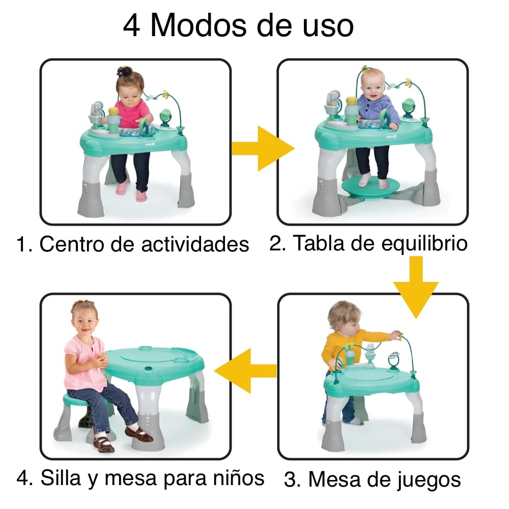 Centro de actividades 4 en 1 Grow And Go