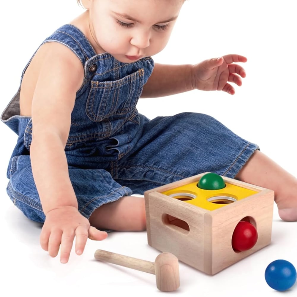 Juguete de Madera Empuja y Suelta PLANTOYS