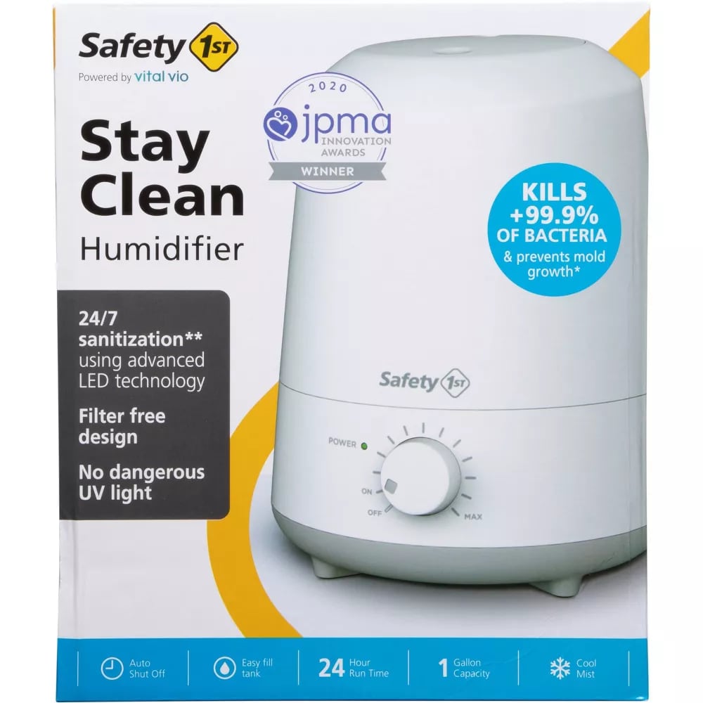 Humidificador de Niebla Fría sin Filtro SAFETY 1ST LED Antimicrobial 3.7 Lts.