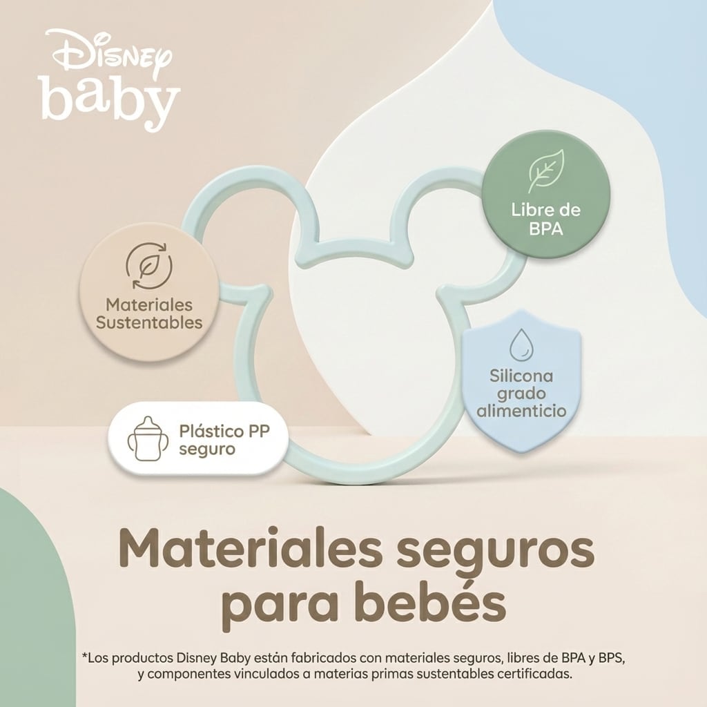 Chupete de Alimentación Silicona DISNEY 6m+