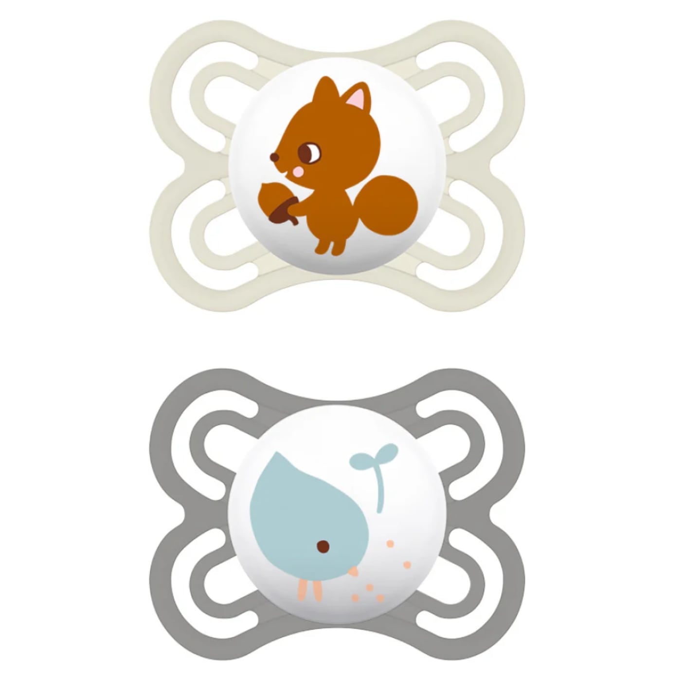 2 Chupetes de Silicona SkinSoft MAM Perfect con Caja Esterilizadora, 0-6 Meses