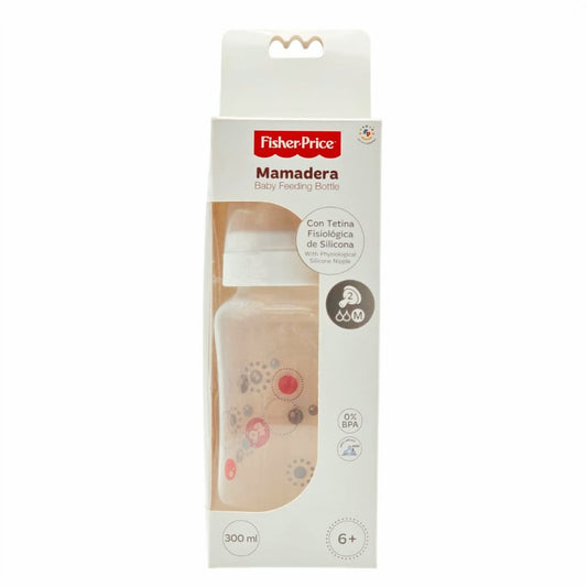 Mamadera Boca Ancha FISHER PRICE 300ml 6m+