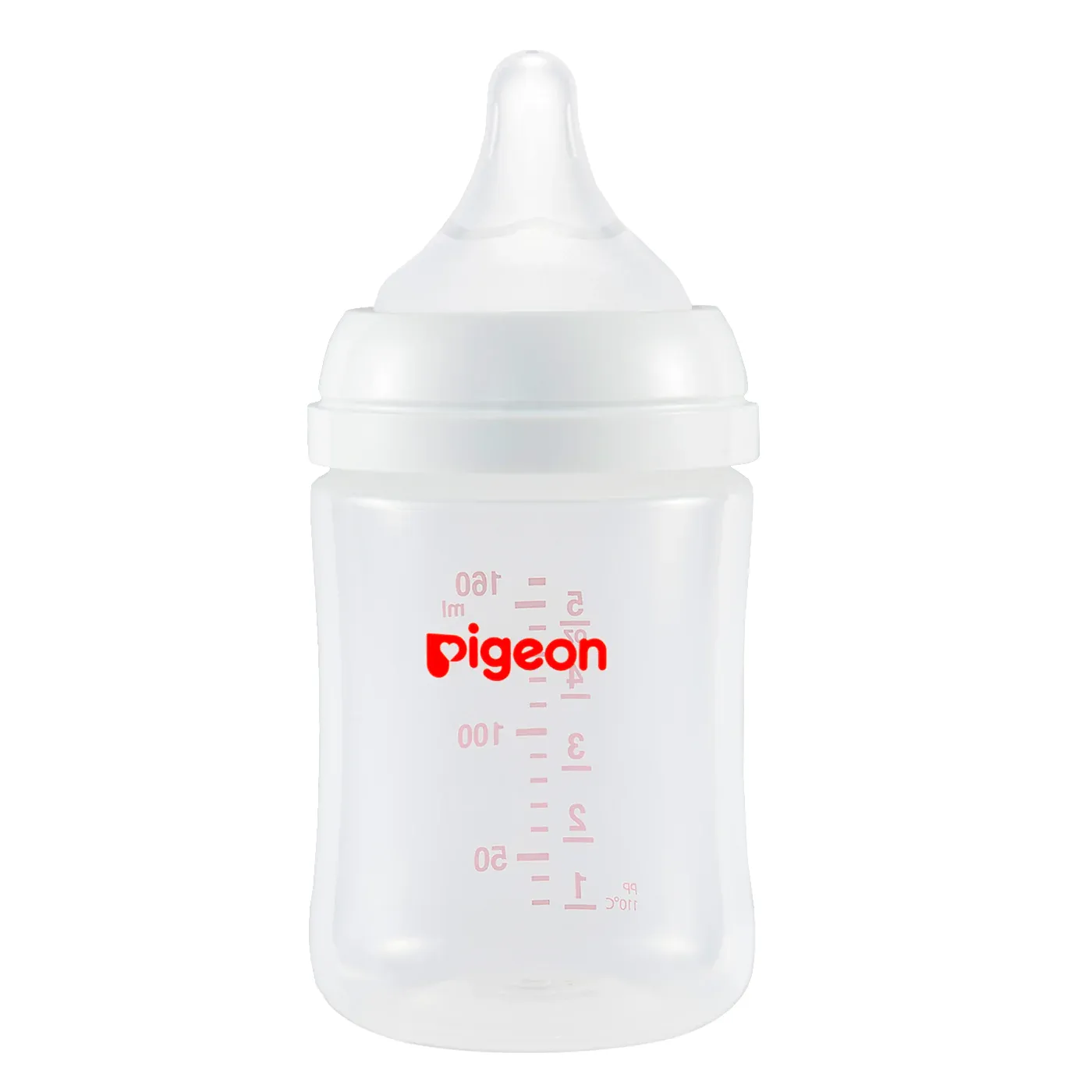 Mamadera Boca Ancha SofTouch PIGEON PP 160ml, 0 meses+