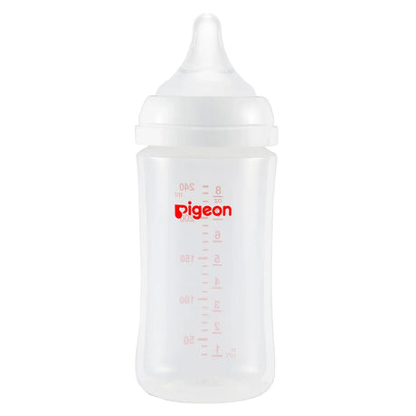 Mamadera Boca Ancha SofTouch PIGEON PP 240ml, 3m+
