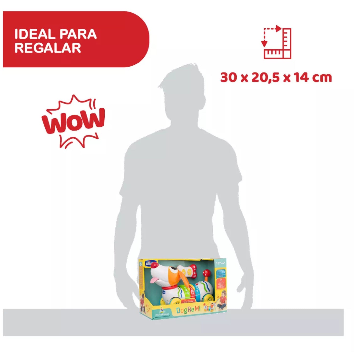 Perrito Interactivo DogReMi CHICCO con Control Remoto