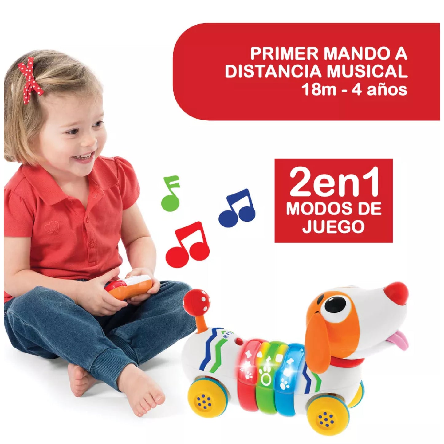 Perrito Interactivo DogReMi CHICCO con Control Remoto