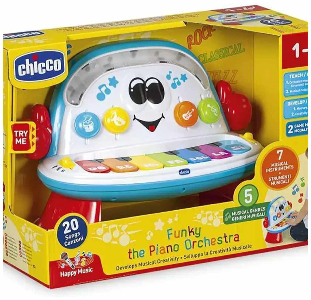 Piano Funky de Actividades CHICCO Notas Musicales