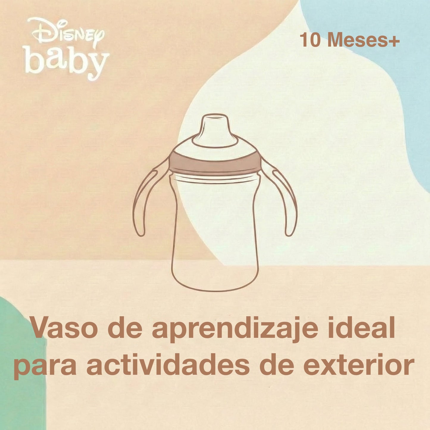Vaso Antiderrame Flexialas 380ml DISNEY 10m+