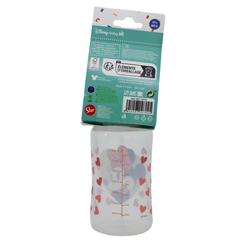 Mamadera Boca Ancha DISNEY 240ml 0M+