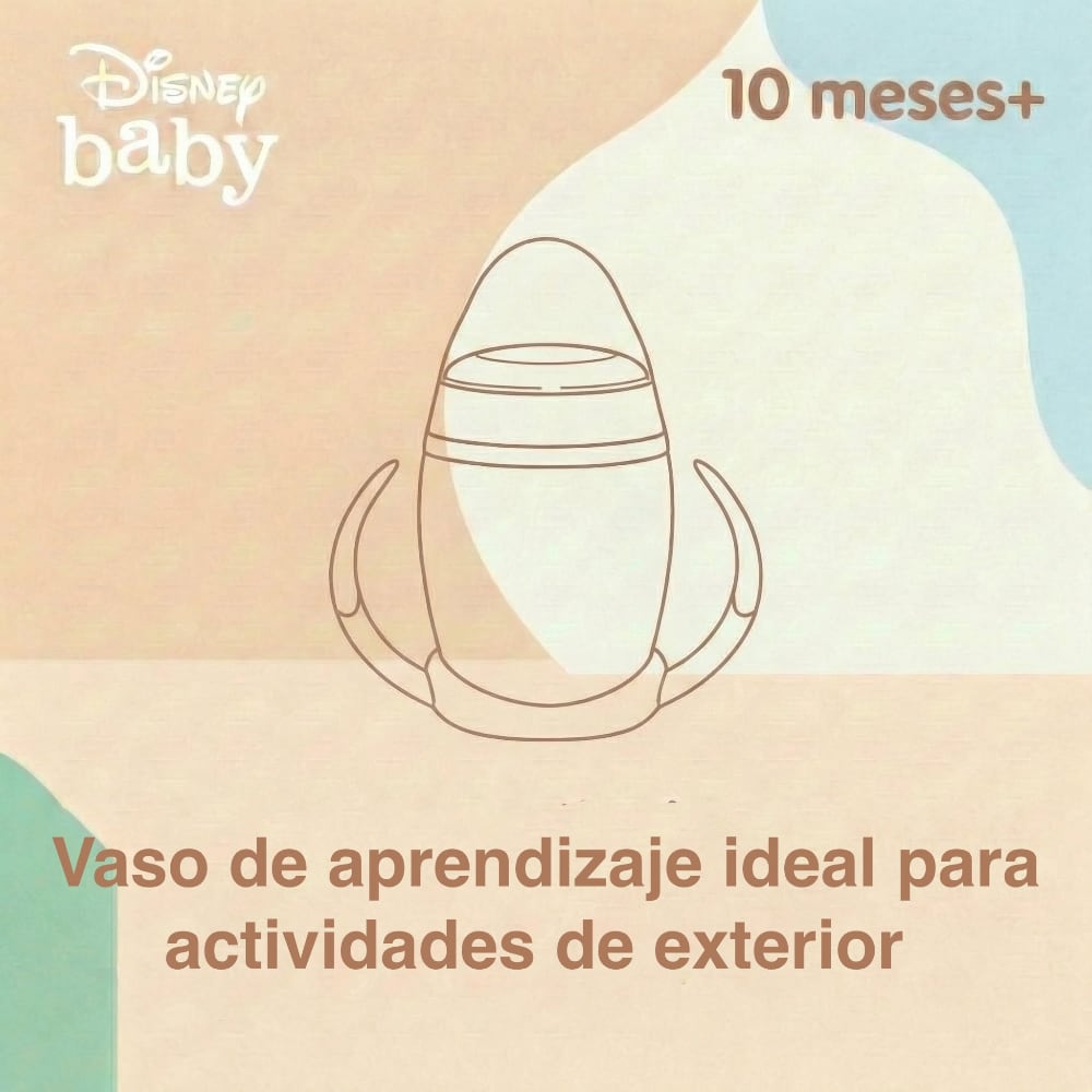 Vaso Antiderrame de Entrenamiento 270ml DISNEY 10m+