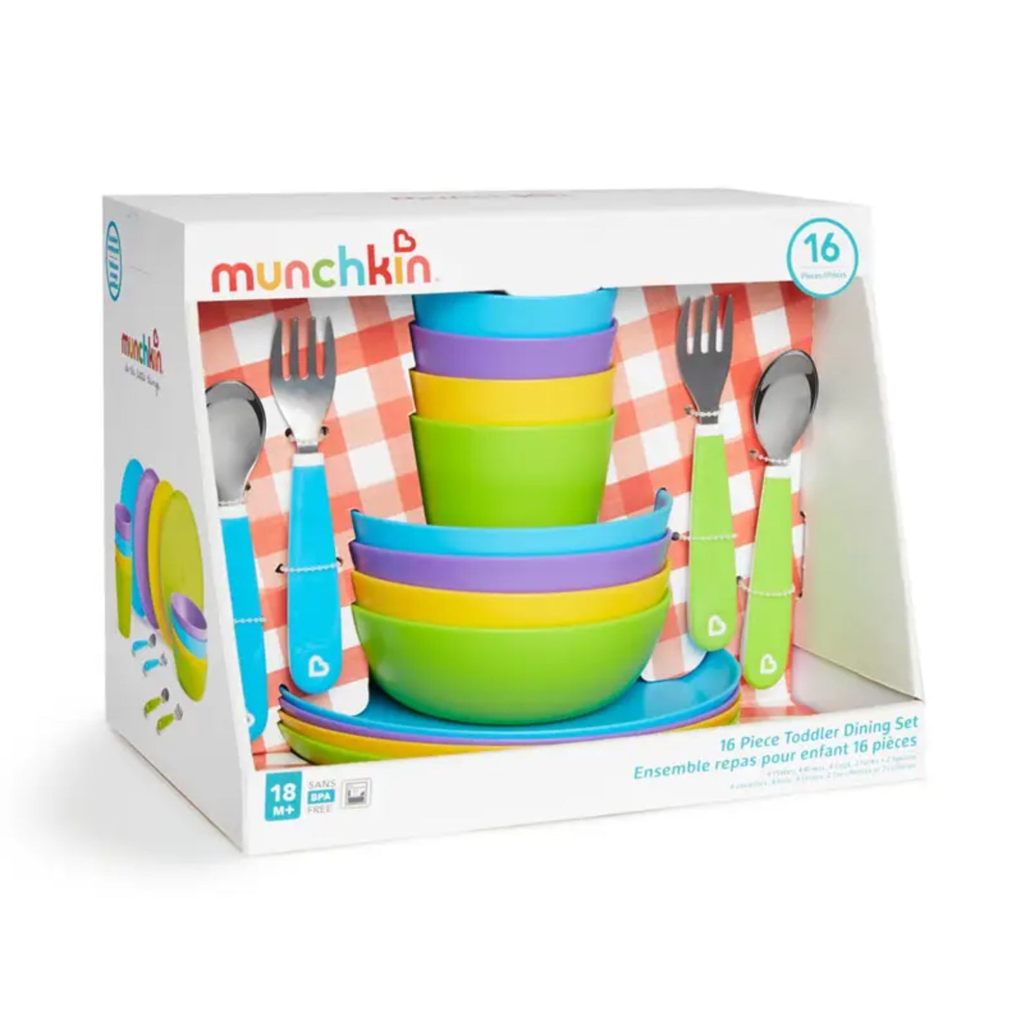 Set de alimentación MUNCHKIN Vajilla de 16 piezas