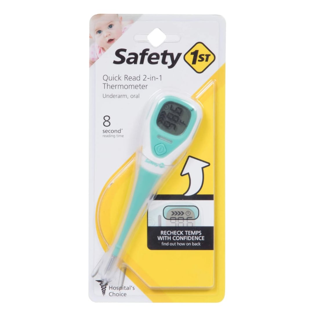 Termómetro 2 en 1 de Lectura Rápida SAFETY 1ST