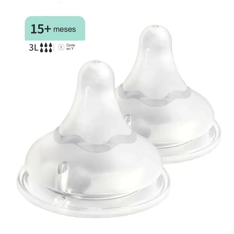 Tetina Boca Ancha SofTouch PIGEON LLL 15m+, 2 Unidades