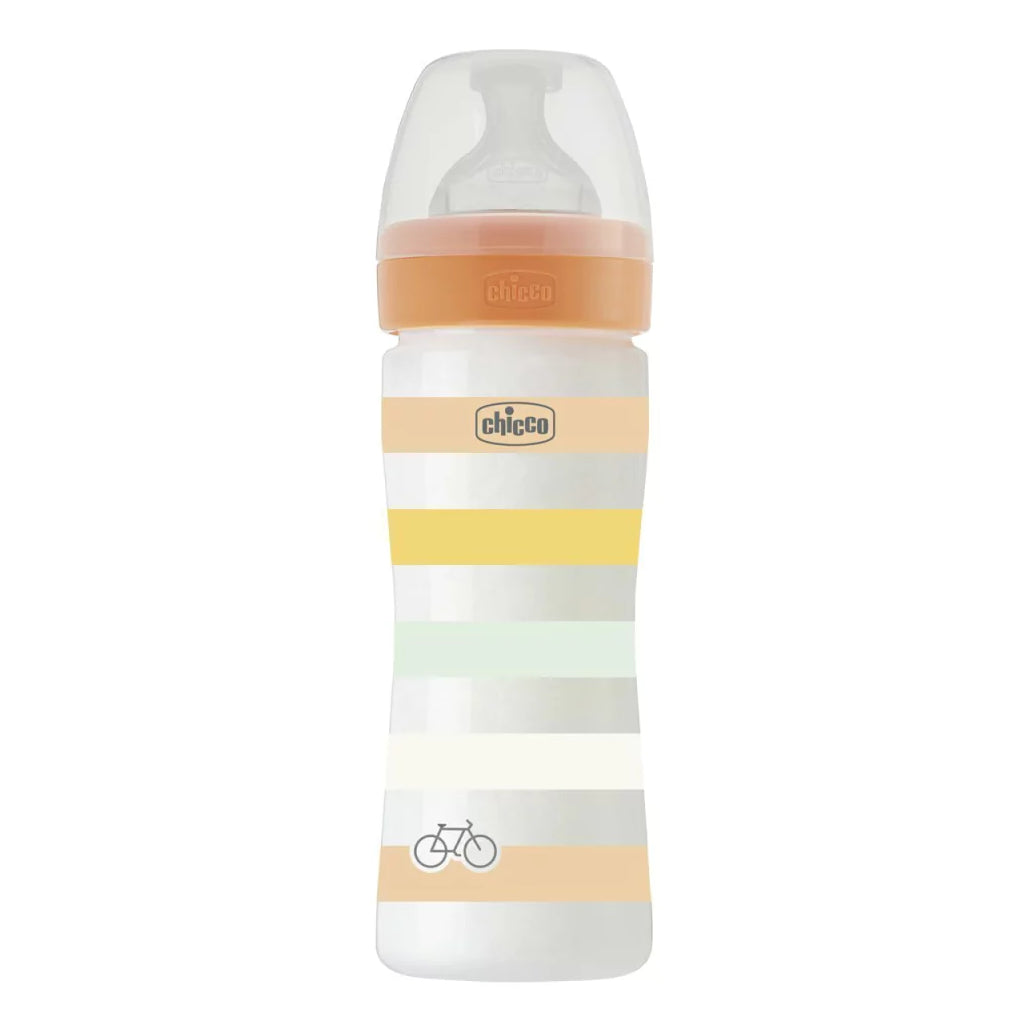Mamadera de Plástico CHICCO Well-Being PP 250 ml 2m+