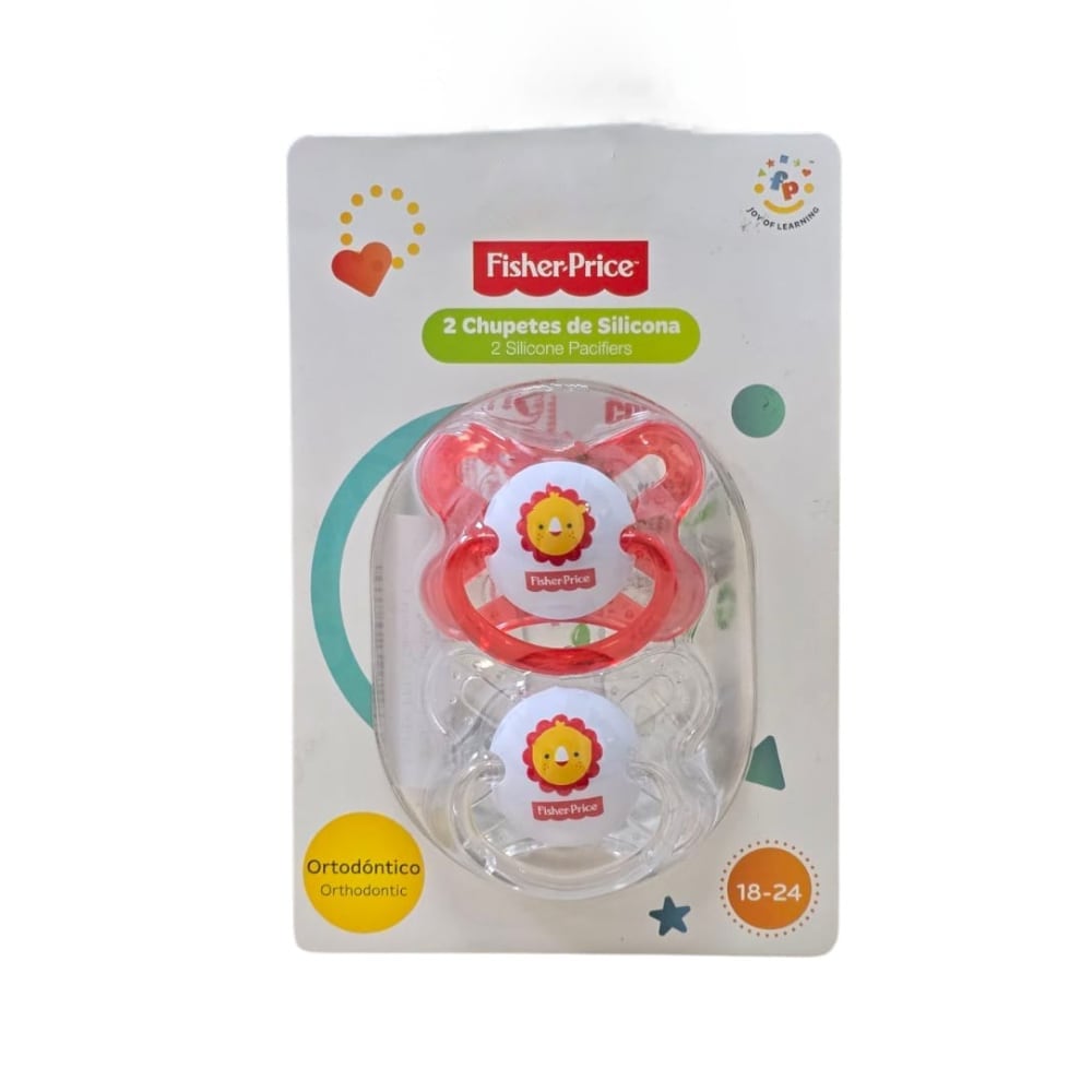 Pack Chupetes de Silicona Ortodónticos 18-24 M+