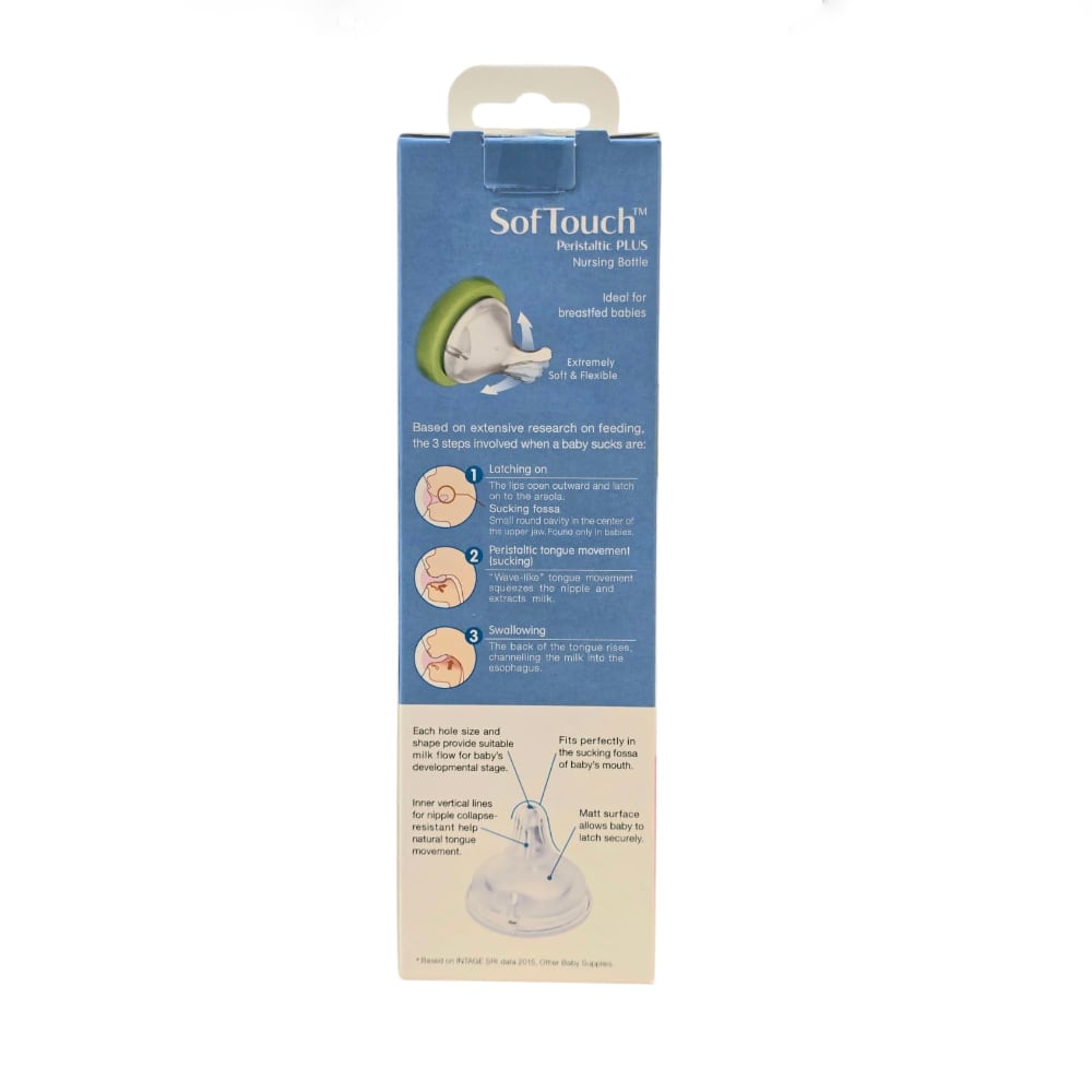 Mamadera Anticólicos Softouch Vidrio 240 ml