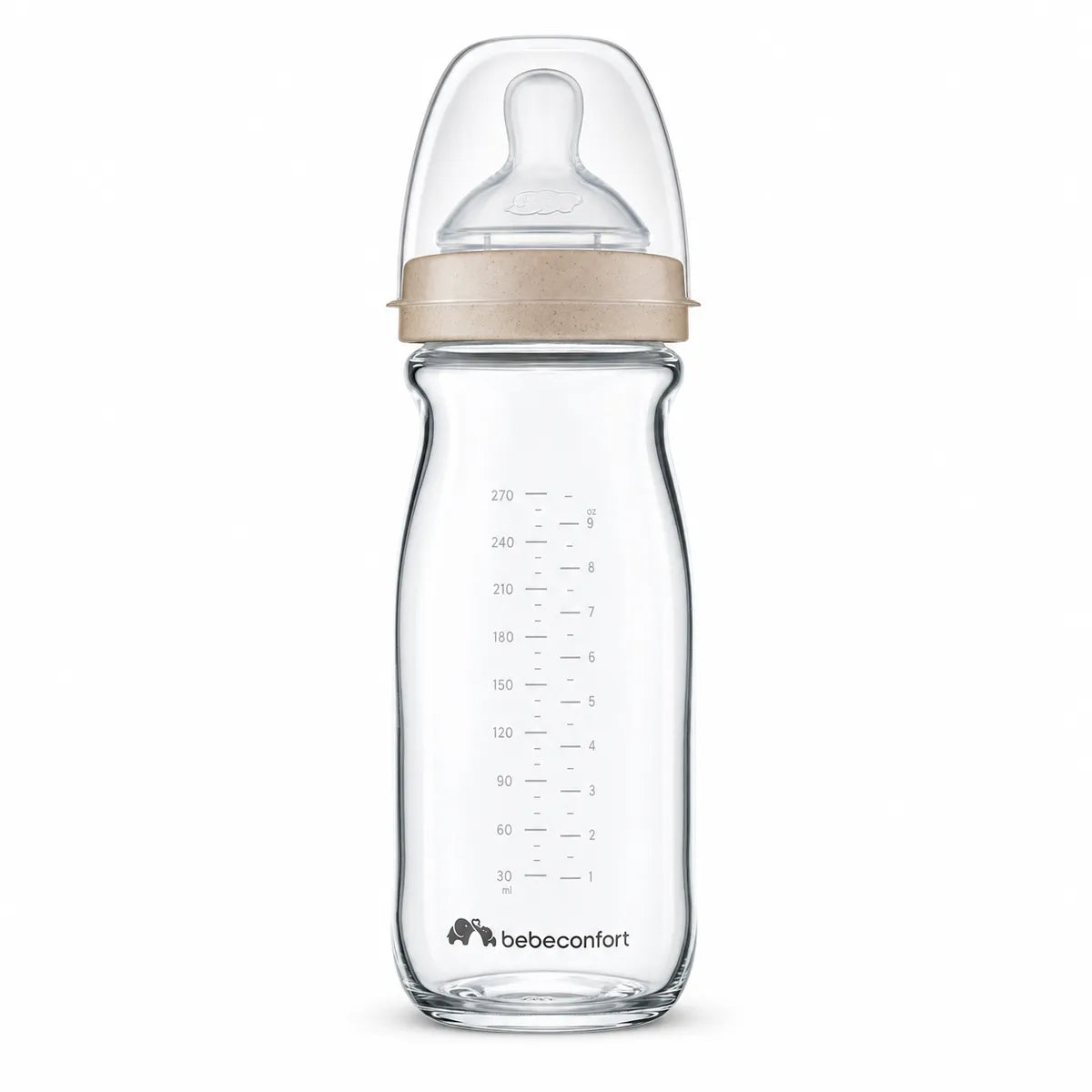 Mamadera Anticolicos Bebe Confort Physio Aircare Vidrio 270ml 3m+