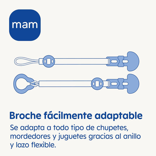 Prendedor MAM Portachupete Clip + Cobertor
