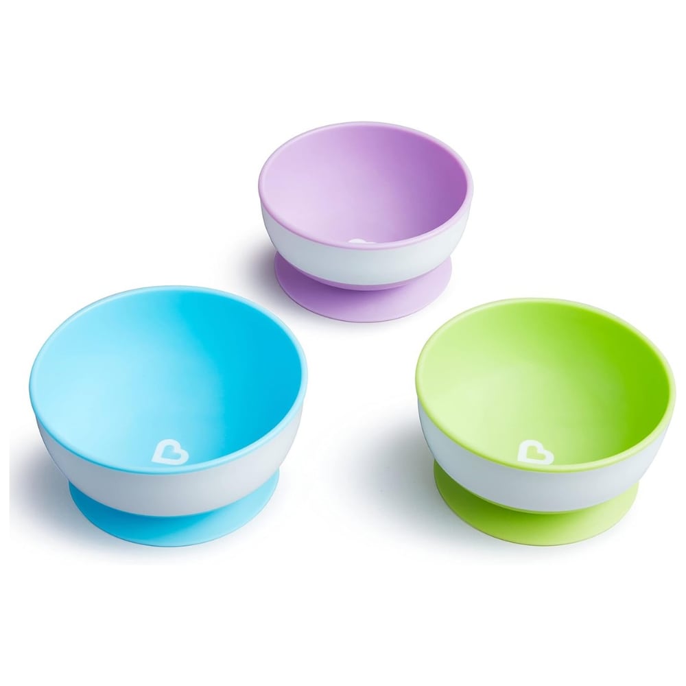 Set de 3 Bowls con Antideslizante MUNCHKIN Stay Put