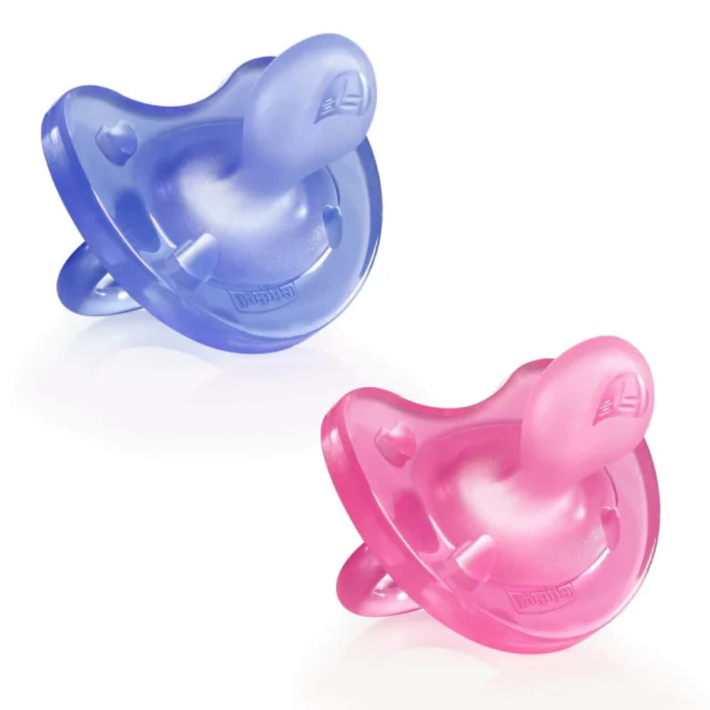 Pack de 2 chupetes CHICCO Physio Soft 6-16m+