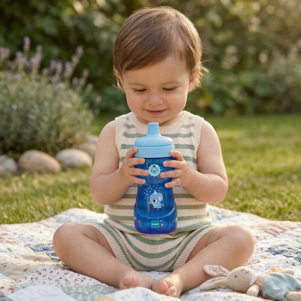 Vaso Antiderrame Boquilla Dura MAM Sport 12m+ 330ml